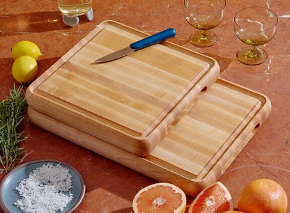 Prep &amp; Serve Butcher Block Set - 3-Piece Set With Complimentary Storage - US 3204
