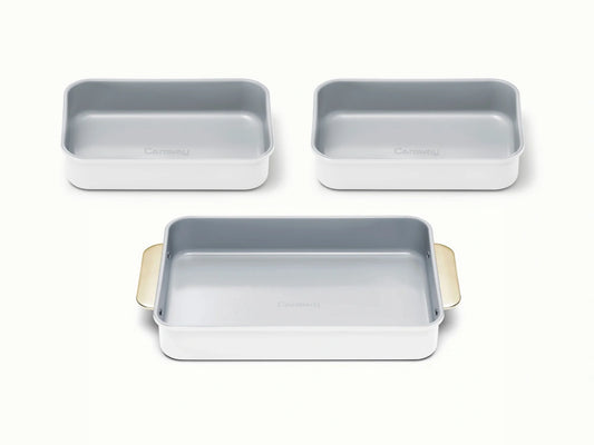 Rectangle Pan Trio - 13x9" &amp; 9x6.5" Non-Stick Ceramic Baking Pans - US 4014