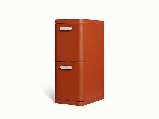 45L 2-Drawer Recycling Bin - Dual-Drawer Recycling Bin for Effortless Sorting - US 0461
