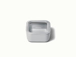 Small Storage Container - Ceramic-coated 4.4 cup glass Container built for clean storing. - US 6465