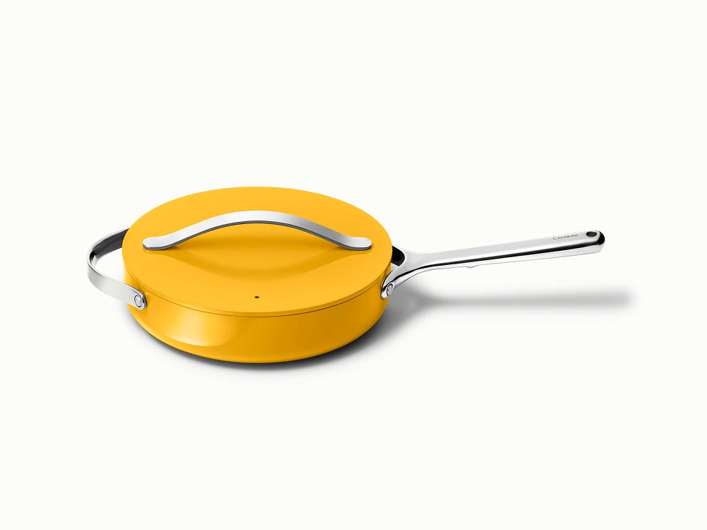 Small Sauté Pan - 3 qt Non-Stick Ceramic Pan With Lid - US 9065
