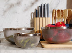 Medium Stainless Steel Strainer - 4 qt Essential for Rinsing Mid-Sized Portions - US 4479