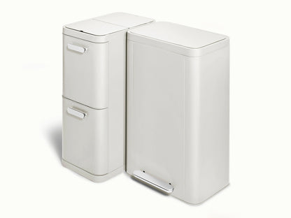 Trash &amp; Recycling Duo (Rectangular) - A Cohesive System for Clean Sorting &amp; Disposal - US 6912
