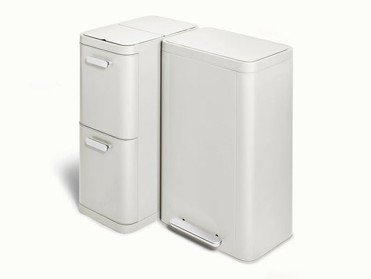 Trash &amp; Recycling Duo (Rectangular) - A Cohesive System for Clean Sorting &amp; Disposal - US 6912